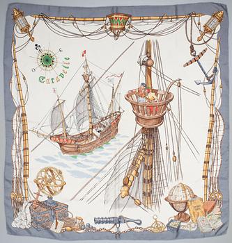 88. HERMÈS, scarf, "Caravalle".