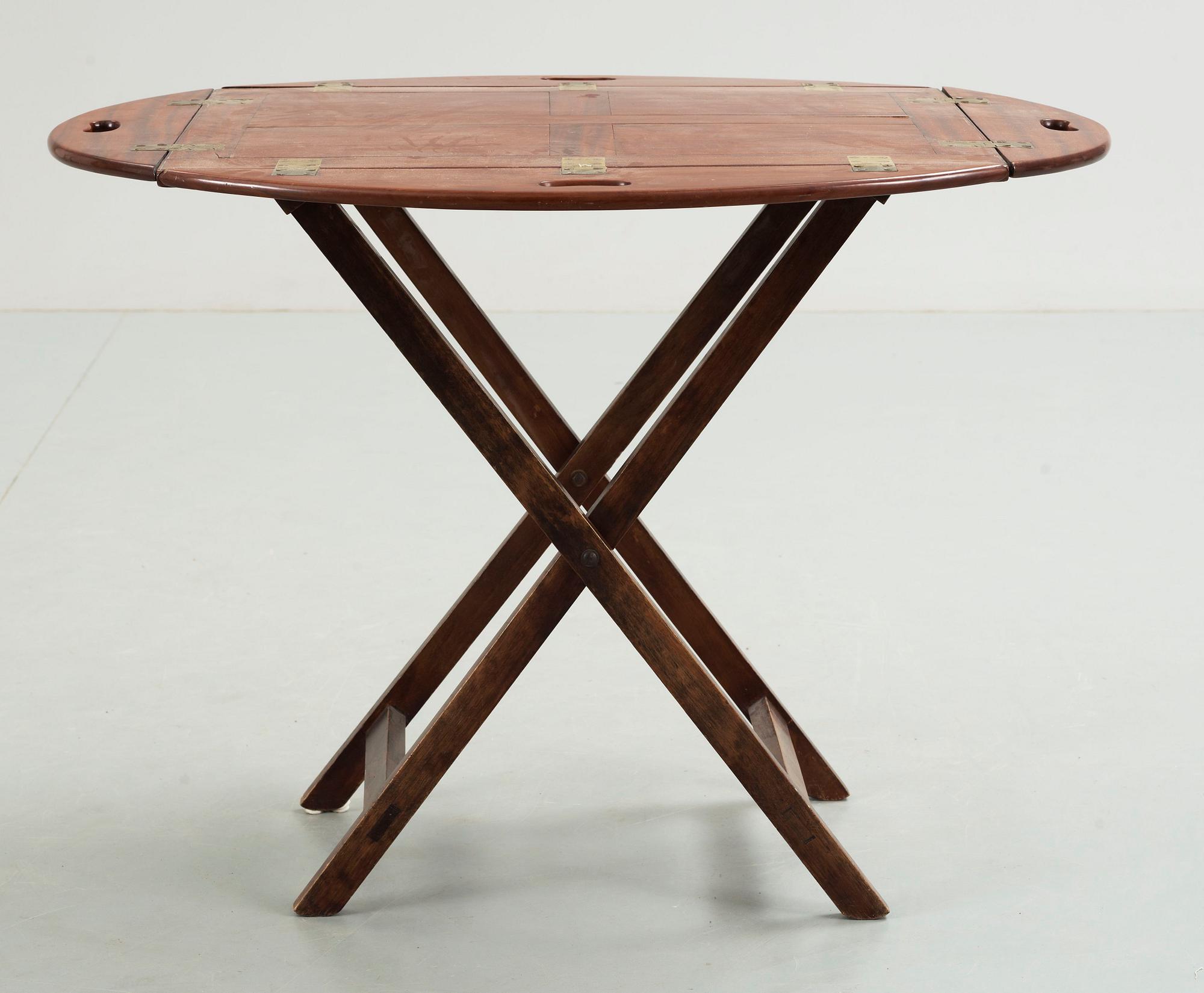BRICKBORD, sk Butlers Tray, engelsk stil, 1900-tal.