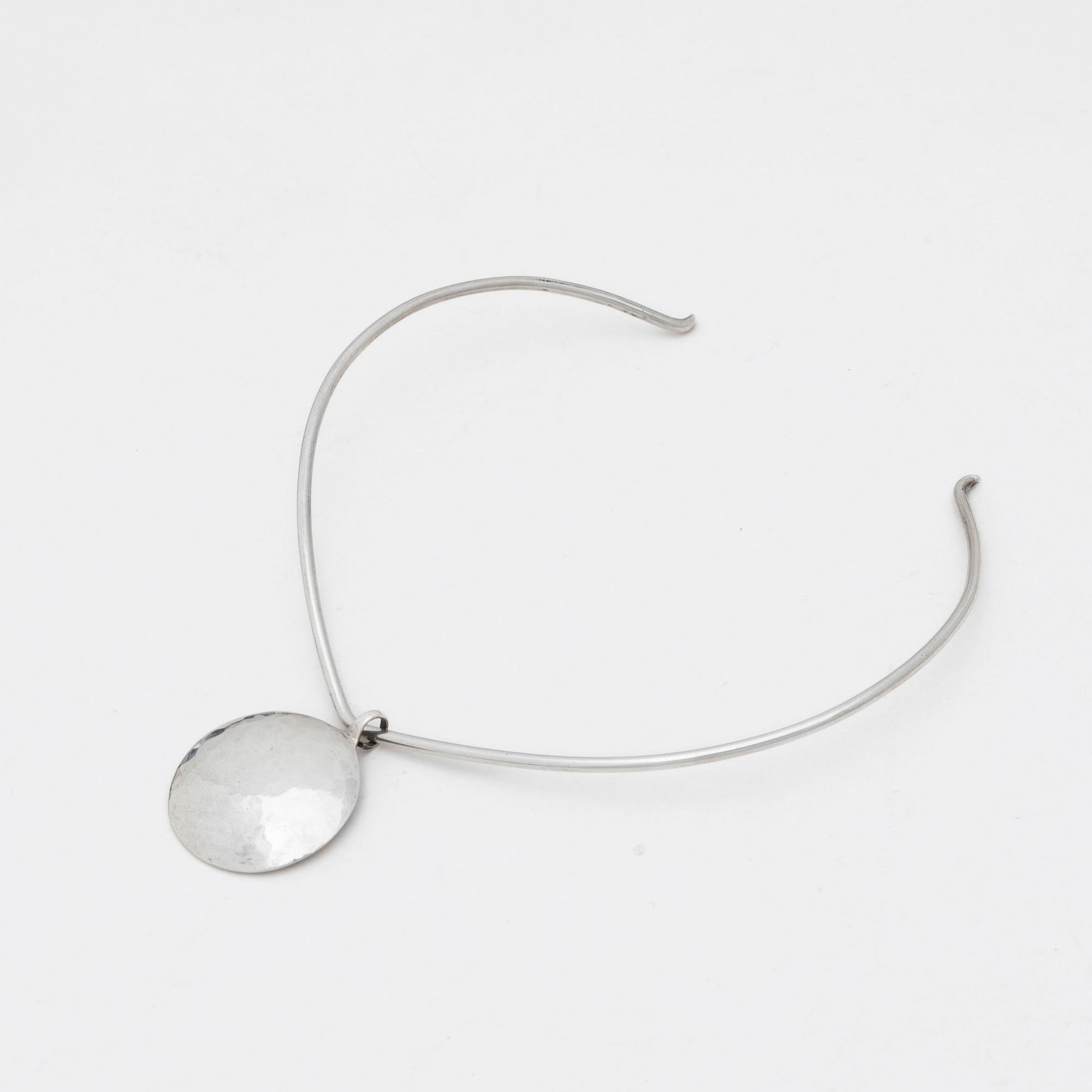 Inga-Britt "Ibe" Dahlquist, a silver necklace, Malmö 1973.