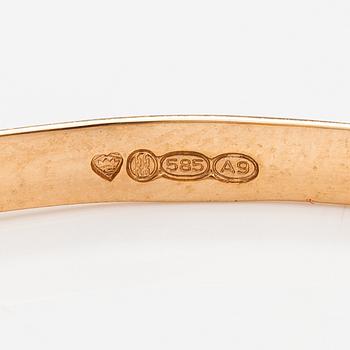 Armband "Linten fågel", 14K guld. Kalevala Koru, Helsingfors 2002.