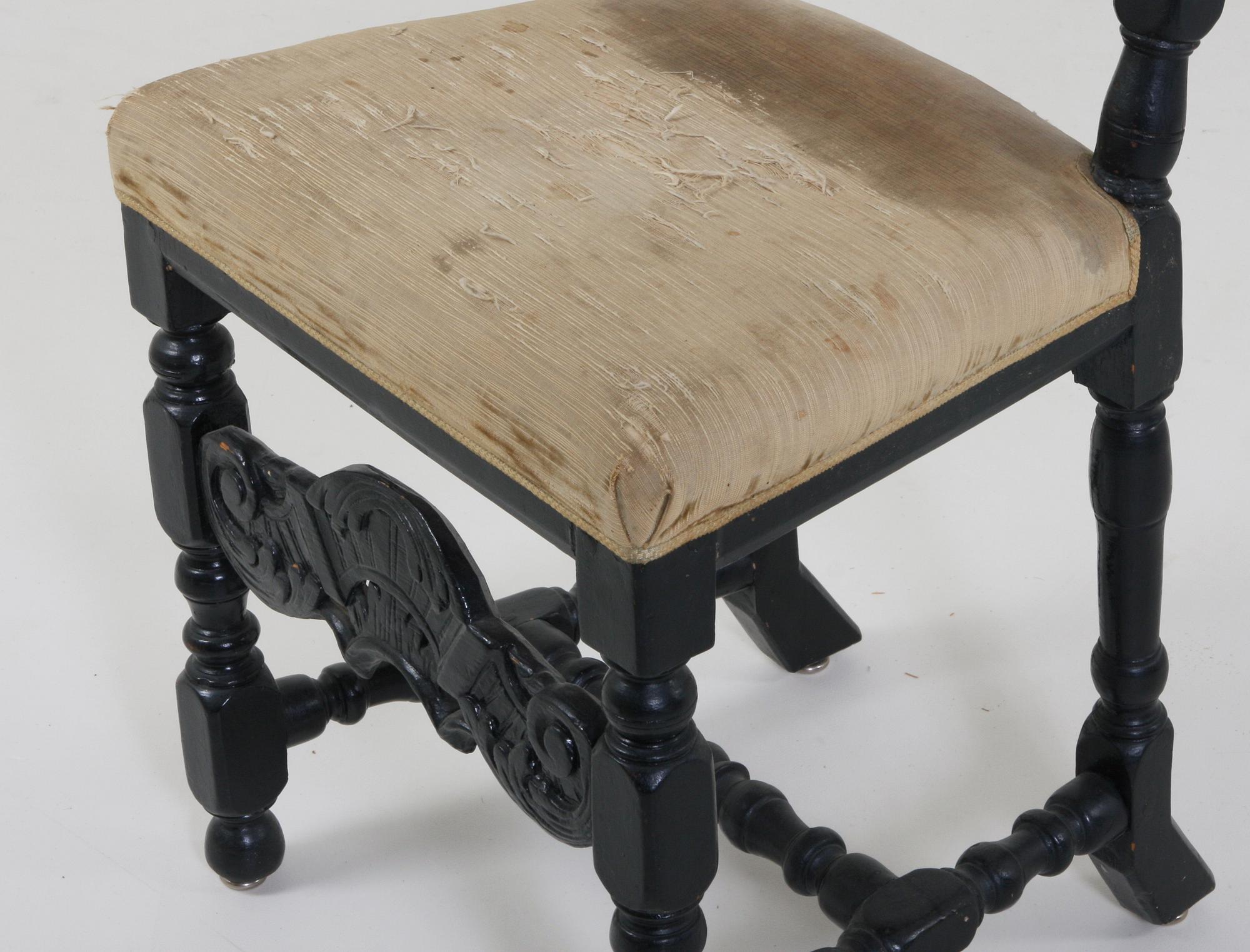 STOLAR, 3 st. Barock, 1700-tal.