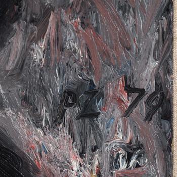 PETTER ZENNSTRÖM, oil on paper mounted on canvas, signed and dated 79.