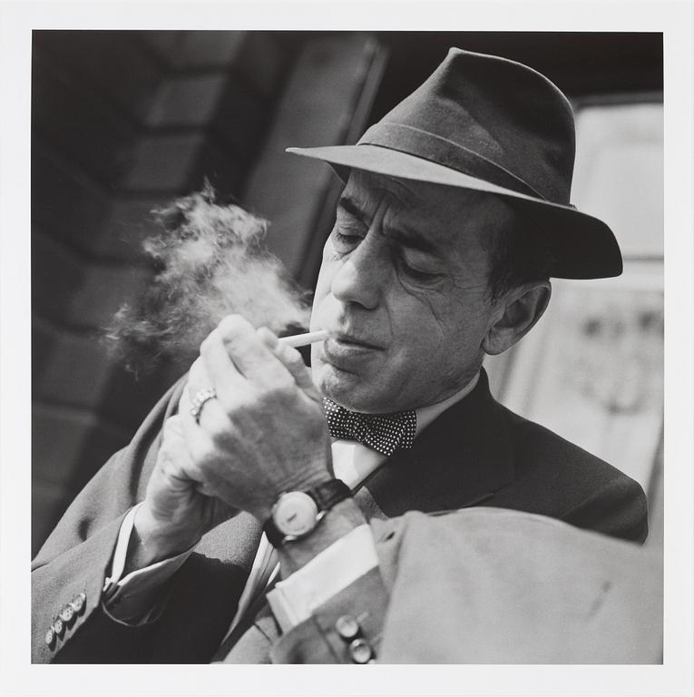 Per-Olow Anderson, "Humphrey Bogart at Place de la Concorde, Paris 1954".