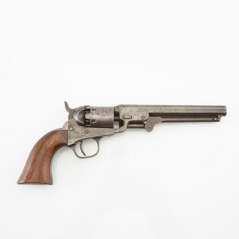 Revolver, Colt 1849 Pocket, USA, manufactured 1867.