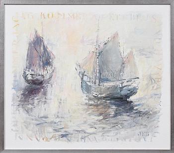 JOHN-ERIK BÄCKERSTEN, olja på duk, monogramsignerad.