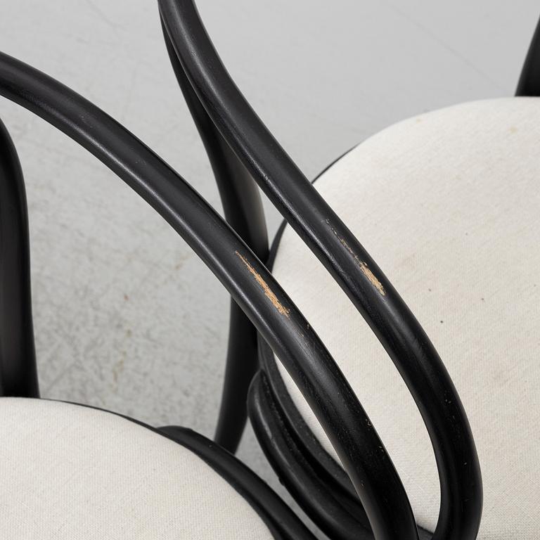 Karmstolar, 6 st, modell 209, Thonet.