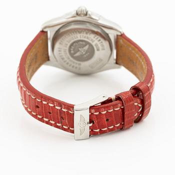 Breitling, Cockpit Lady, "MOP diamond dial", wristwatch, 31.8 mm.
