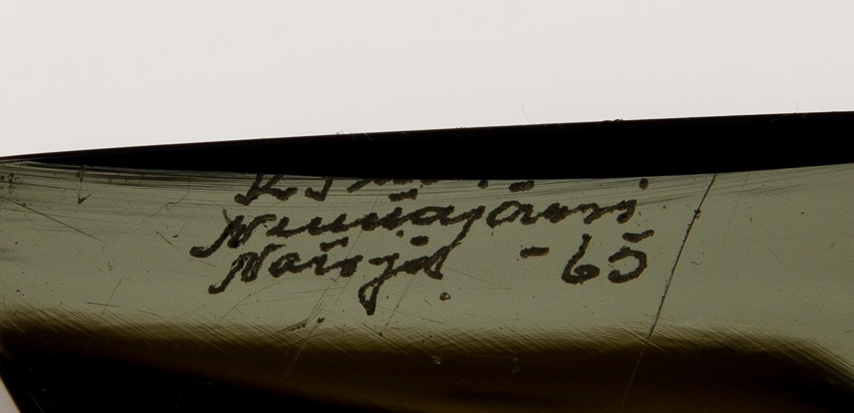 Kaj Franck, A set of six signed 'Prisma' vases.