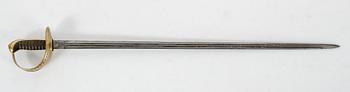 PALLASCH, för sergeant vid kavalleriet, m/1893. Tillverkad efter 1913.