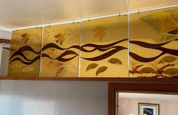 Benth Owesen, 23 glass plaques, Norway, signed and dated.