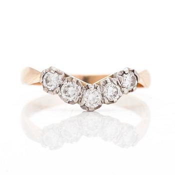 Ring, 14K guld och diamanter, 1997.