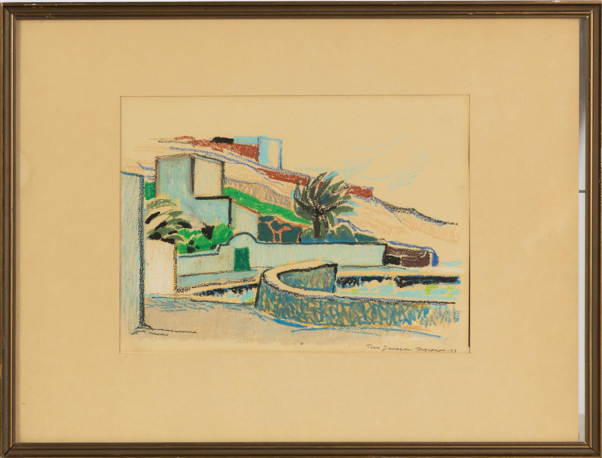 Tove Jansson, Motif from Mykonos.