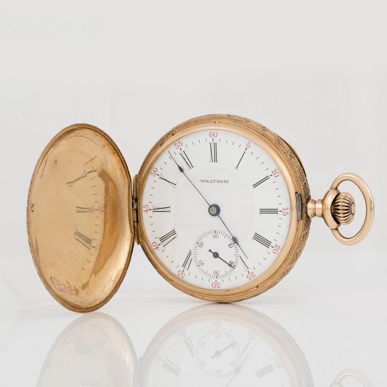 FICKUR, herr, American Waltham Watch Co, USA, ca 1904, 14K guld.