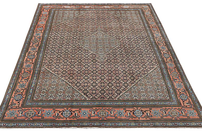 A carpet, Ardebil, ca 334 x 232 cm.