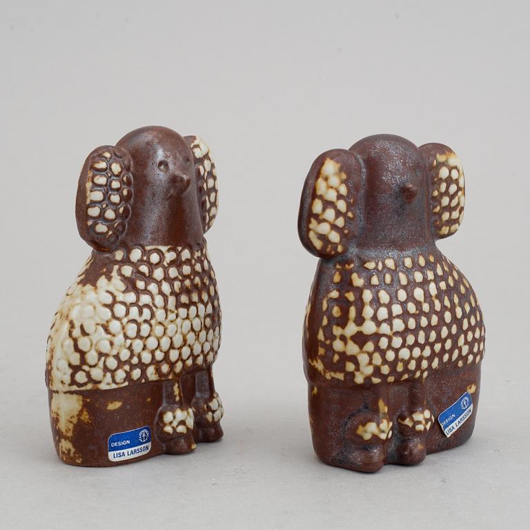 Lisa Larson, four stoneware figurines, Gustavsberg.