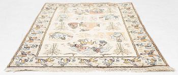 Carpet, figural, 175 x 110 cm.