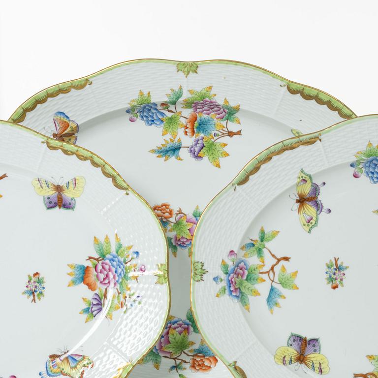 A 68-piece 'Queen Victoria' dinner service, Herend, Hungary.