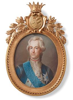637. Lorens Pasch d y Attributed to, "Fredrik Adolf, Duke of Östergötland" (1750-1803).