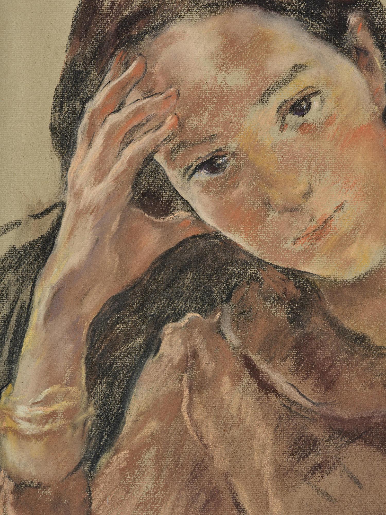 Lotte Laserstein, Contemplative girl.