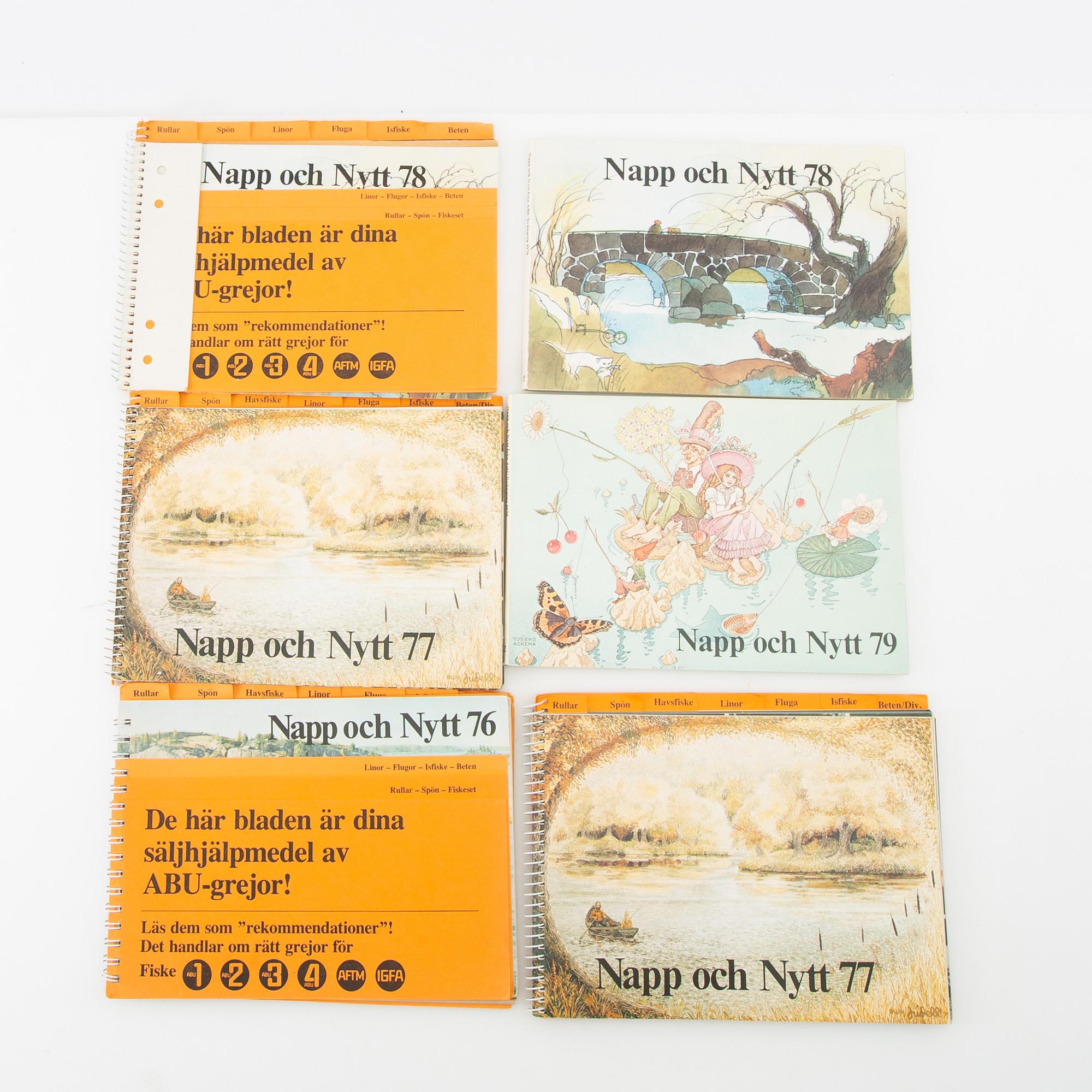 Product catalogs "Napp och Nytt" Abu Garcia.