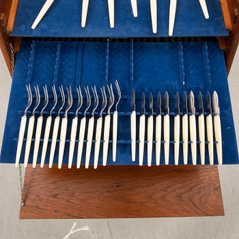 Cutlery approx. 120 pcs "Venus" Asni Denmark mid-20th century with case.