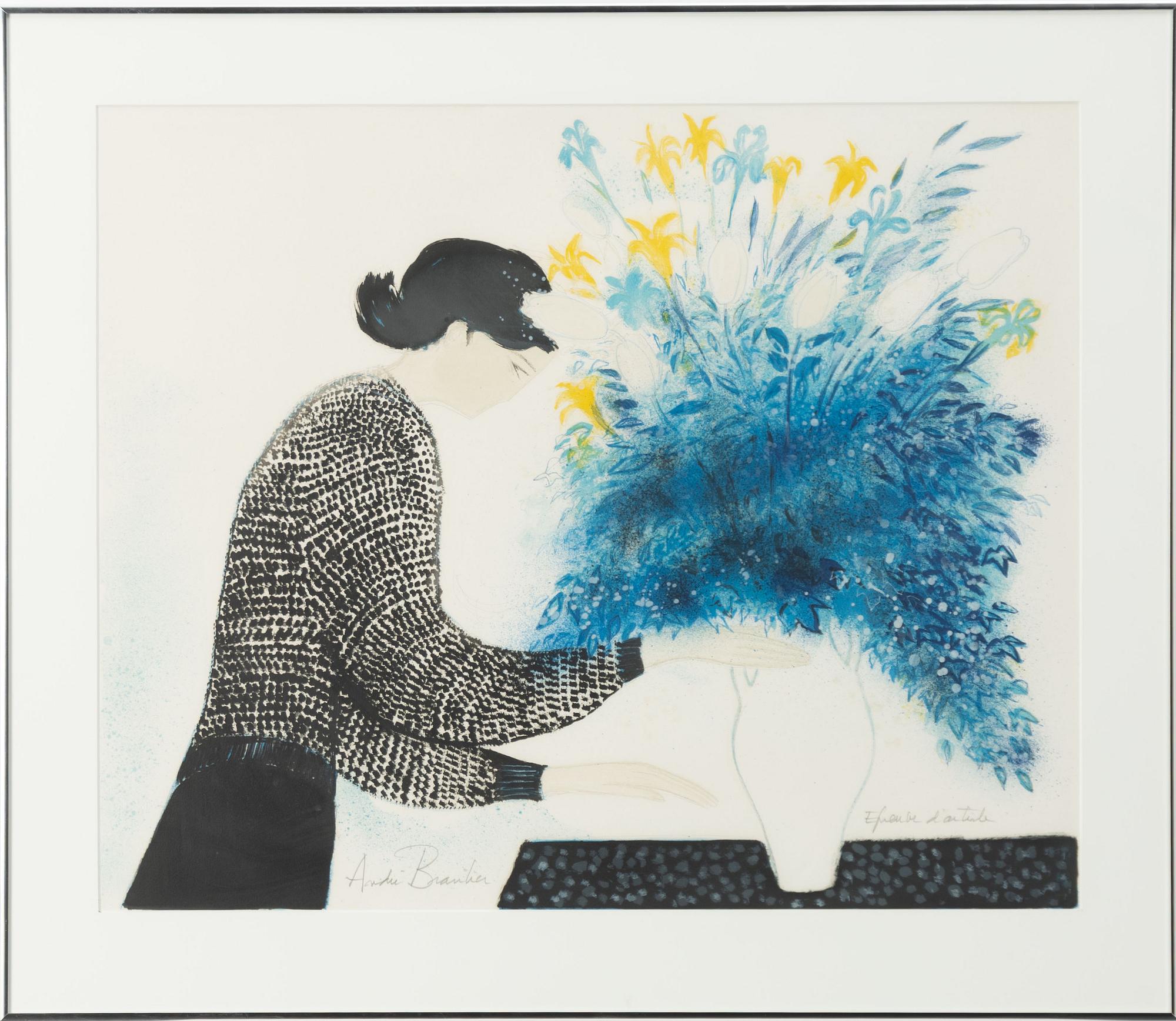 André Brasilier, By the Flower Vase.