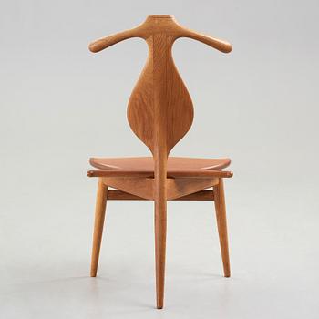 Hans J. Wegner, A Hans J. Wegner teak 'Valet/ Bachelor's Chair,  executed by cabinetmaker Johannes Hansen, Denmark ca 1959.