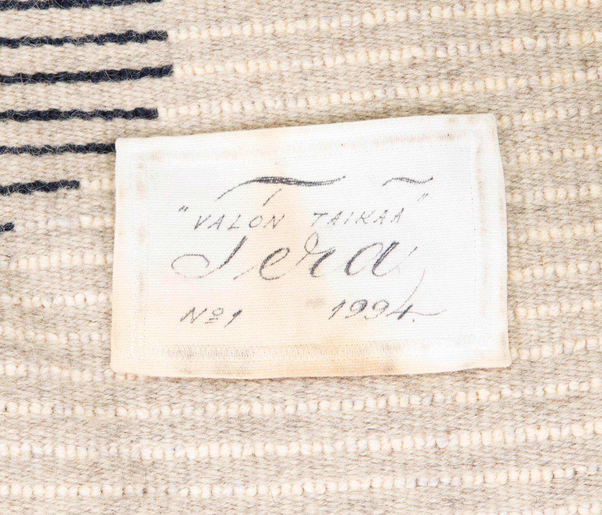 Teppo Terä, rya, Finland, 1994, ca 161x111 cm.