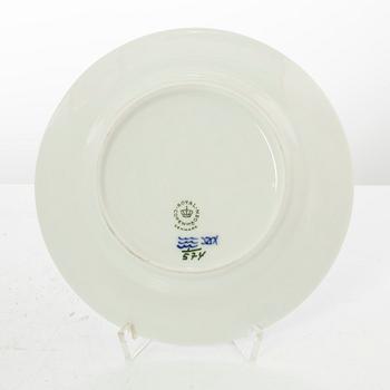 Royal Copenhagen, a 27-piece porcelain 'Blue fluted' half lace coffee service, Denmark, 1963-73.