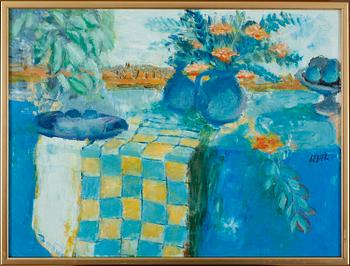 DANIEL LEBIER, olja på duk, signerad.