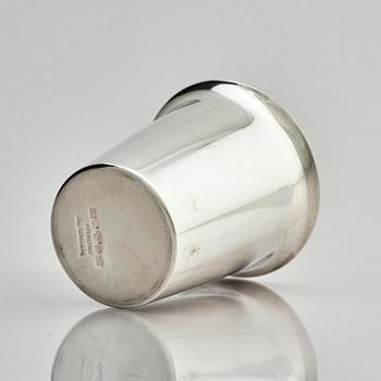 Åke Strömdahl, a sterling silver beaker, Stockholm, Sweden 1959.