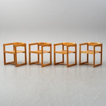 Four '313' chairs by Edvin Helseth, from the 'Trybo series, produced by Trybo and Strange Bruk.