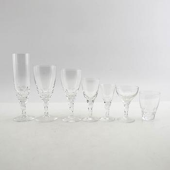 Ingeborg Lundin, Service 68 dlr "Carina" Orrefors, second half of the 20th century.