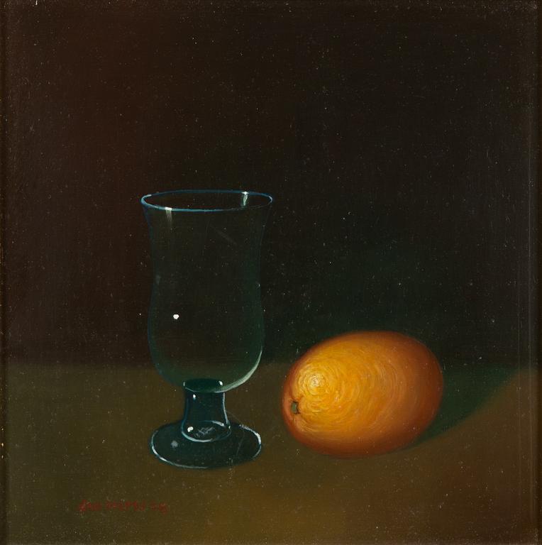 Jan Palmu, olja på pannå, signerad och daterad -78.