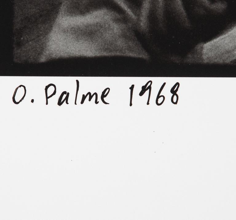Carl Johan De Geer, "O. Palme".