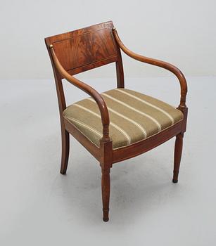 KARMSTOLAR, ett par, Karl-Johan, 1800-talets första hälft.