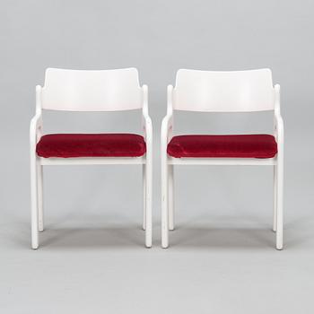 Eero Aarnio, stolar, 4 st, "Flamingo", Asko, 1970-tal.