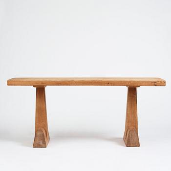 Axel Einar Hjorth, a stained pine "Utö" table, Nordiska Kompaniet, Sweden 1930's.