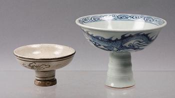 SKÅLAR, 2 st, keramik, Kina.