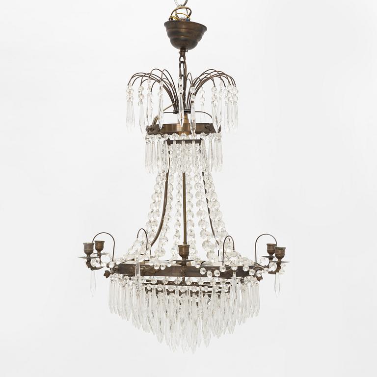 Ljuskrona, gustaviansk stil, 1900-tal.