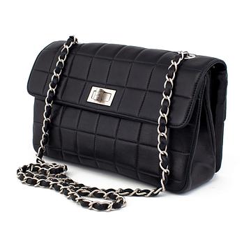 A bag CHOCOLATE BAR REISSUE by Chanel.