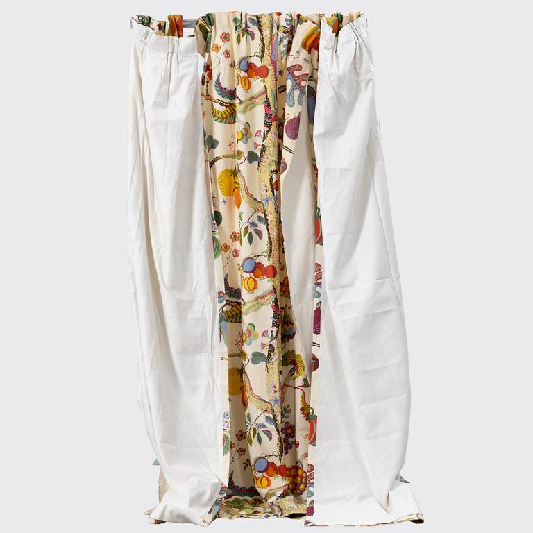 Josef Frank, curtain, “Vegetable Tree”, Firma Svenskt Tenn.