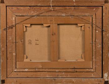 Johan Elis Kortman, Forest view at the shore.