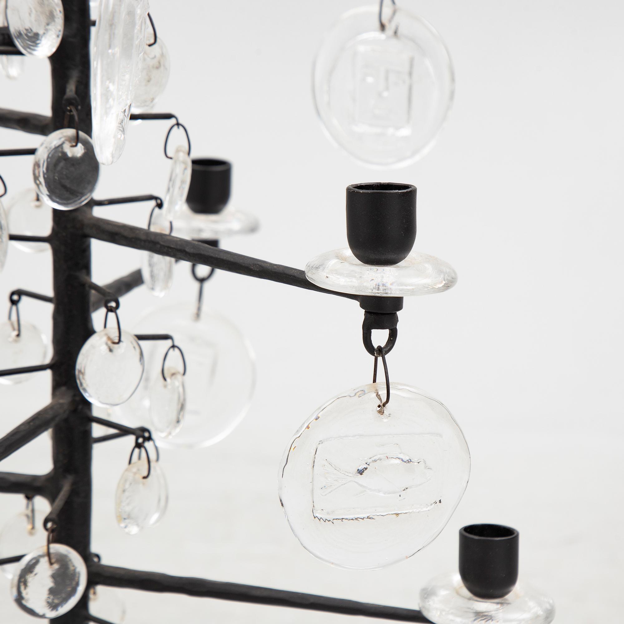 Erik Höglund, a floor candelabra, Boda Smide, Sweden.