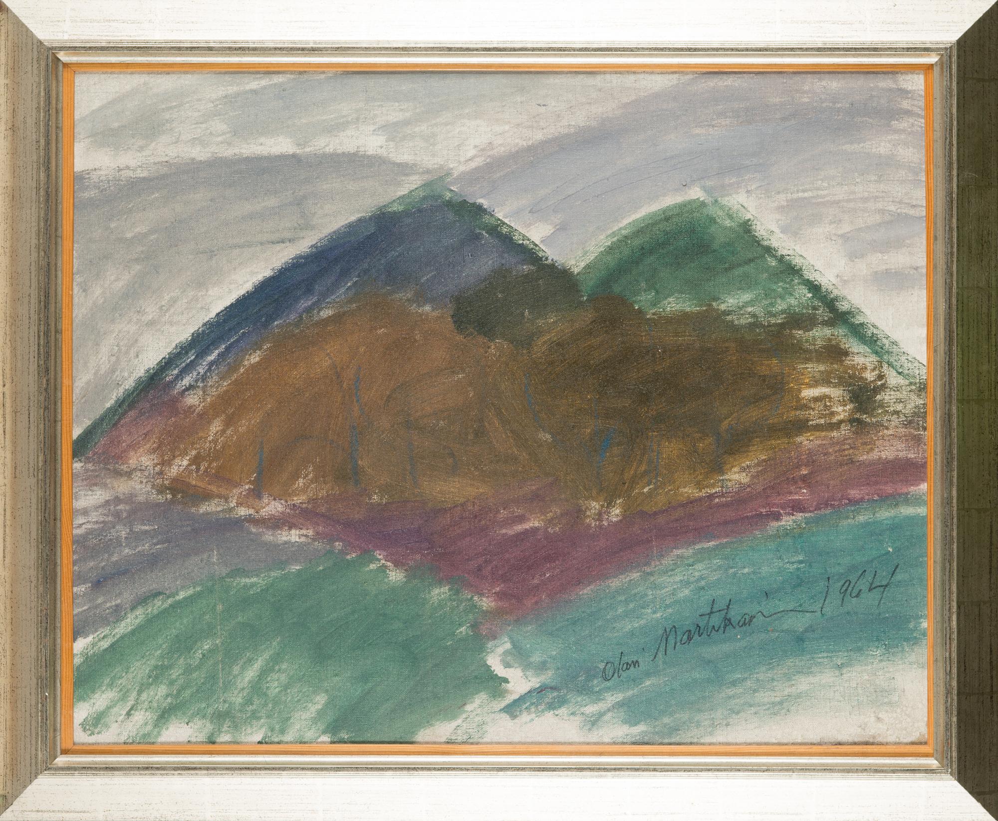 Olavi Martikainen, öljy kankaalle, signeerattu ja päivätty 1964.