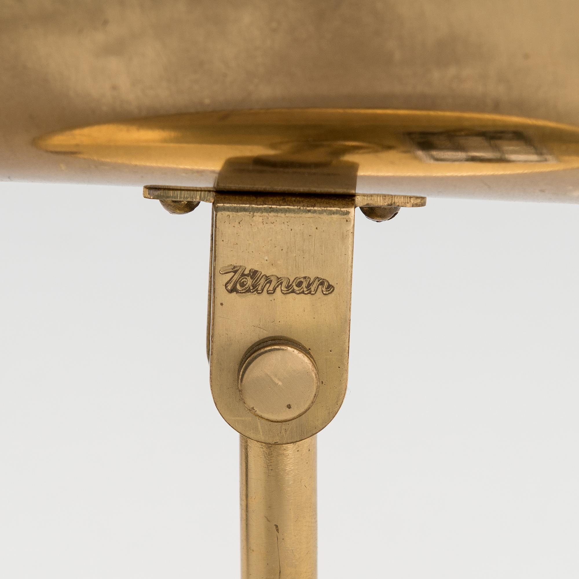 PAAVO TYNELL, a pair of mid-20th century 'A 4' wall lights for Idman.