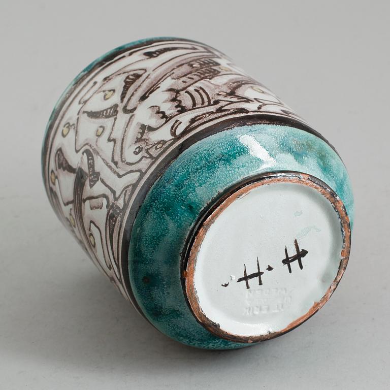 URNA, keramik, Hildur Haggård, St Erik, Upsala, 1900-talets första hälft.