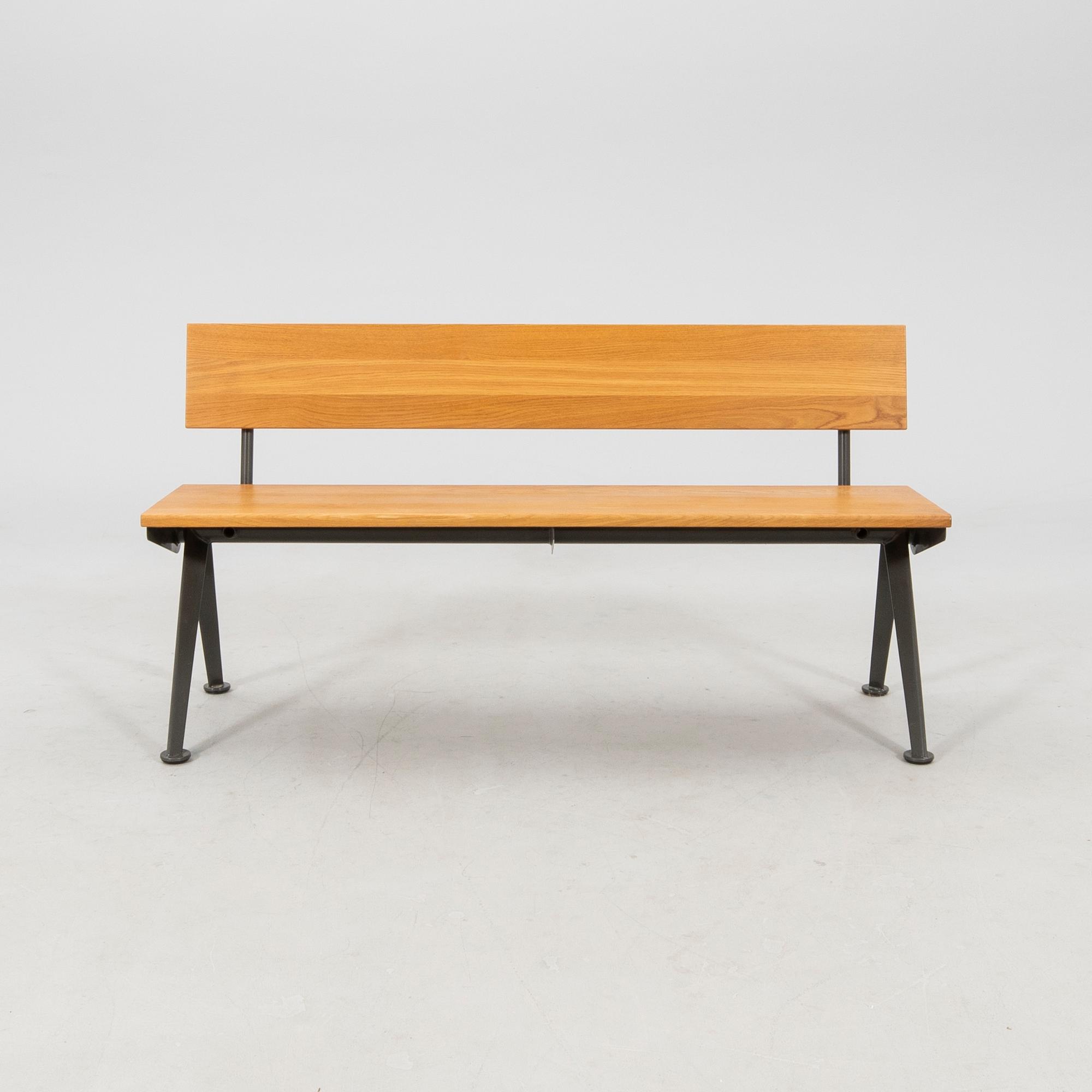 Jean Prouvé, bänk, "Marcoule", G-Stars Raw, Limited edition, no 050, Vitra 2011.