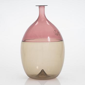 Tapio Wirkkala, a 'Bolle' glass bottle, model 502.02, signed venini italia 82 tw.