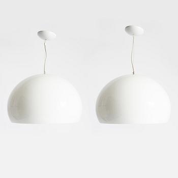 Ferruccio Laviani, a pair of pendant lamps, Kartell, 21st century.